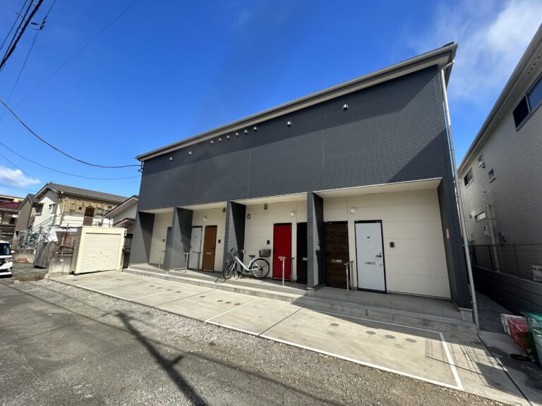 満室御礼！利回り12%を実現した投資用長屋住宅（アパート）新築建築事例 – 【C様邸】 木造2階建て長屋住宅、in八王子