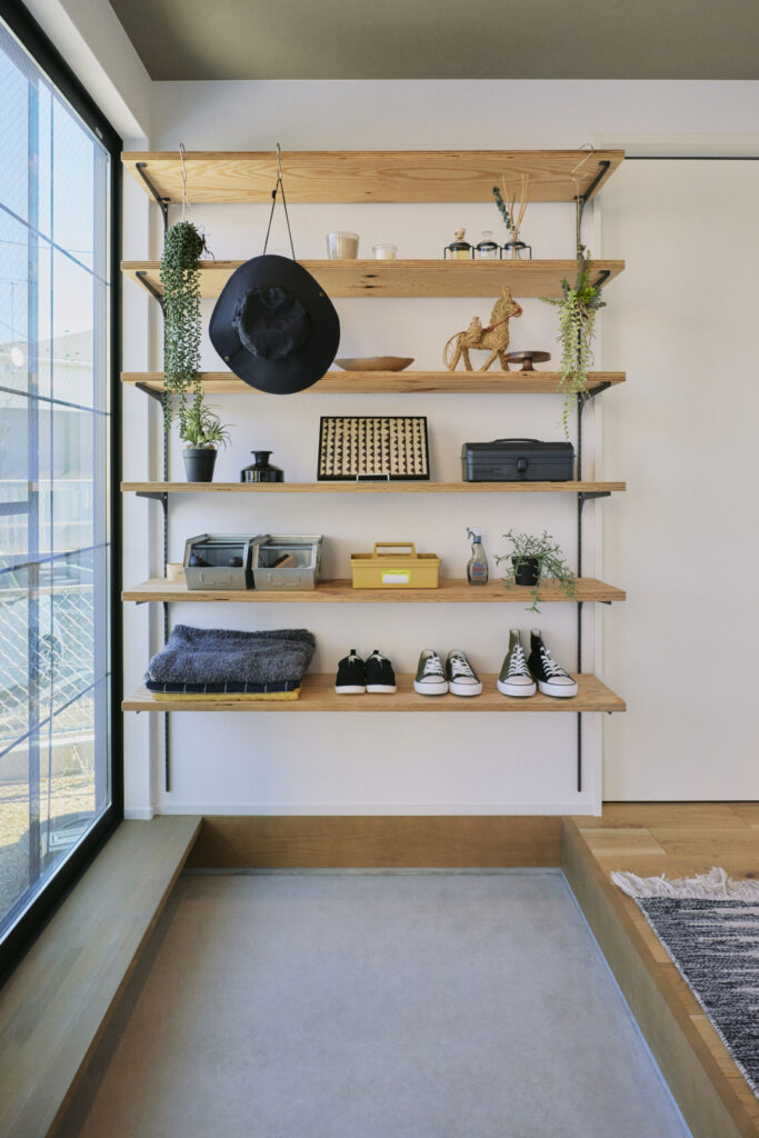 収納もすっきりとさせておしゃれの中に、整理整頓ができるように考えられています。