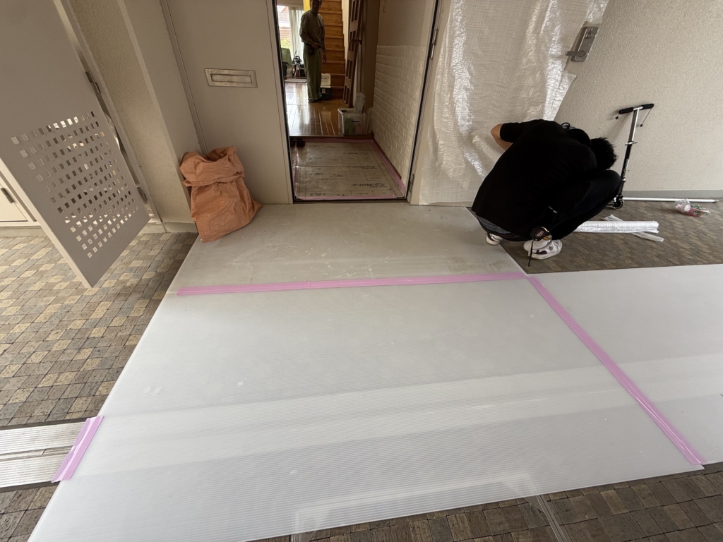 マンションリノベ　解体の様子